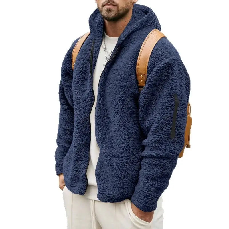 Ultra-Soft Double-Sided Teddy Fleece Zip-Up