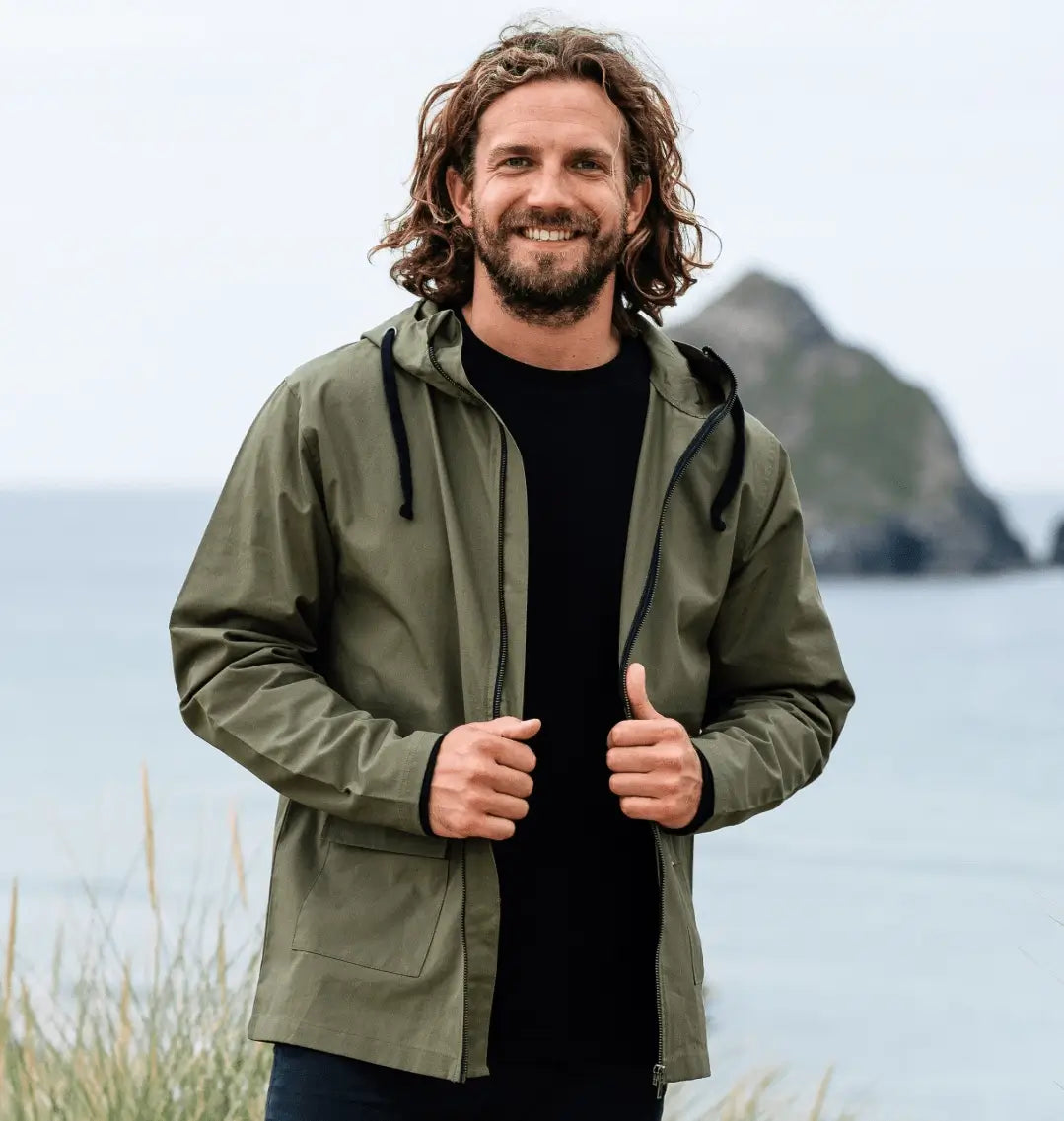Essential Hooded Zip-Up Sailcoat Jacket