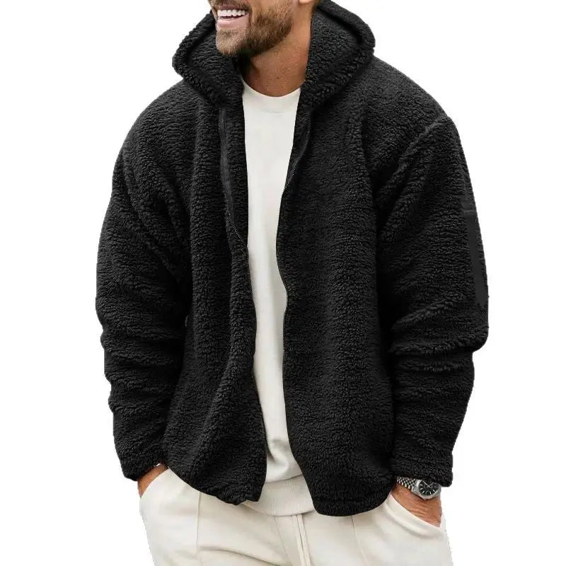 Ultra-Soft Double-Sided Teddy Fleece Zip-Up