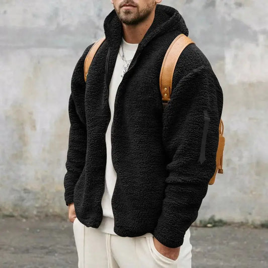 Ultra-Soft Double-Sided Teddy Fleece Zip-Up