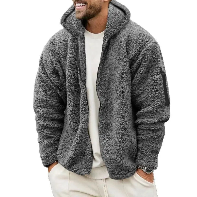Ultra-Soft Double-Sided Teddy Fleece Zip-Up