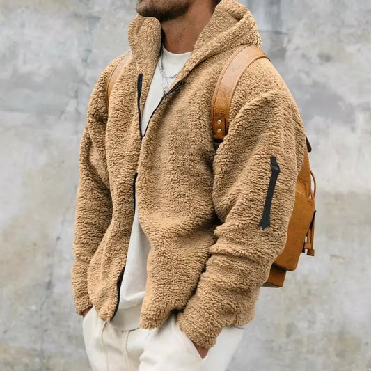 Ultra-Soft Double-Sided Teddy Fleece Zip-Up