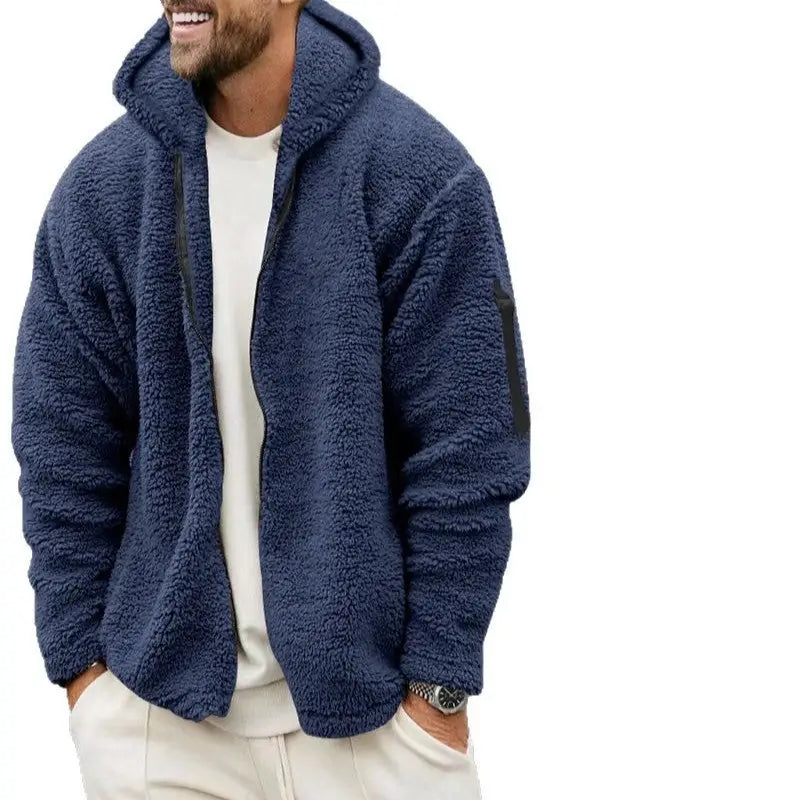 Ultra-Soft Double-Sided Teddy Fleece Zip-Up